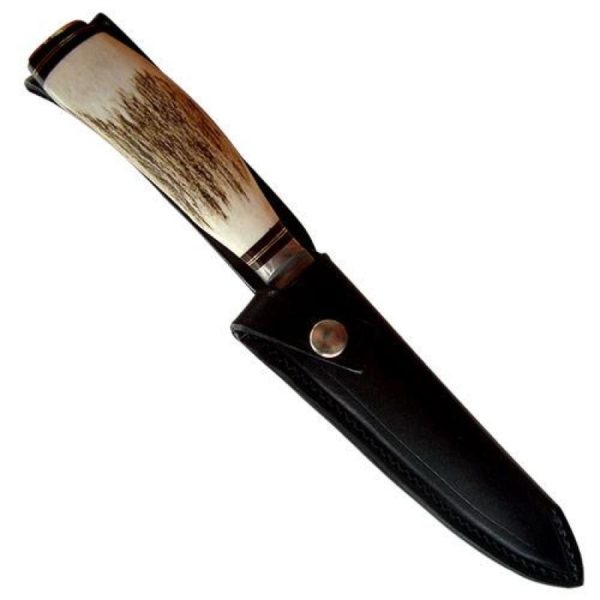 Cuchillo De Ciervo 14 Cm Acero Inox Vaina Monte