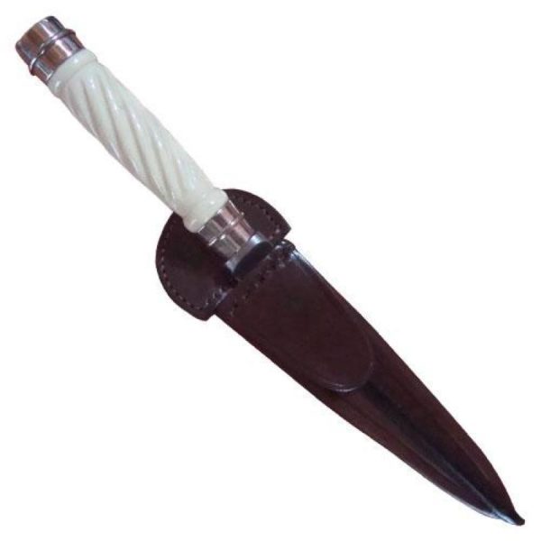 Cuchillo Marfilina 14 Cm Acero Inox Vaina Vaqueta Cocida Fina