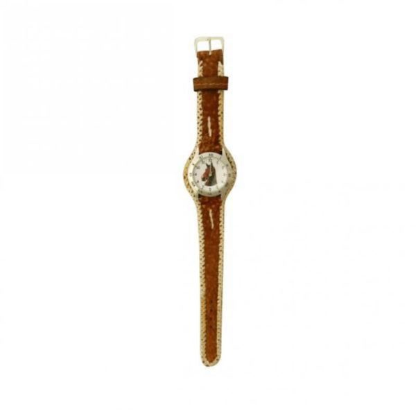 Reloj Con Malla De Carpincho Hombre