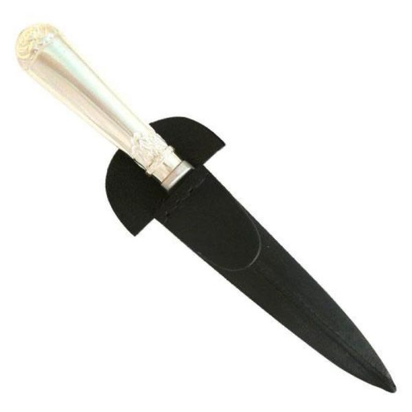 Cuchillo De Alpaca 14Cm Acero Inox Vaina Vaqueta Cocida